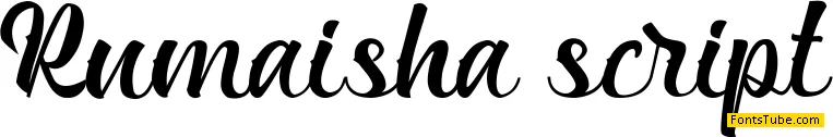 Rumaisha script Font