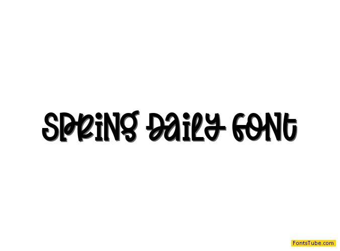 Spring Daily Font