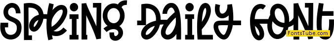 Spring Daily Font