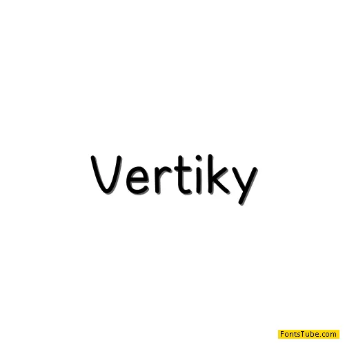 Vertiky Font