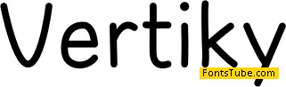 Vertiky Font