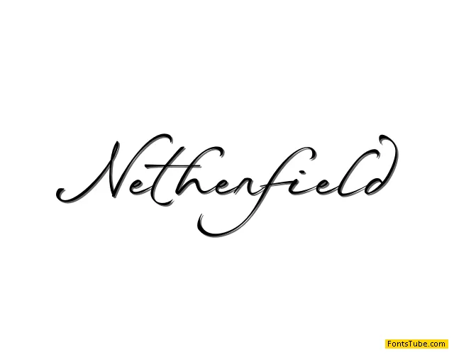 Netherfield - Personal Use Font