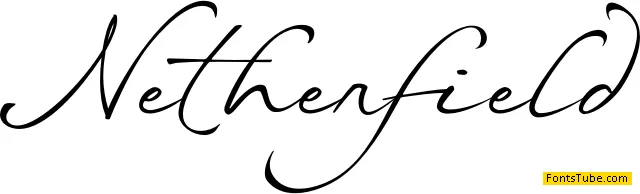 Netherfield - Personal Use Font