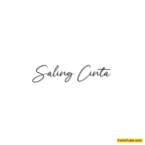 Saling Cinta Font