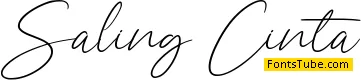 Saling Cinta Font
