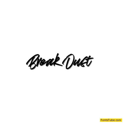 Break Dust Font