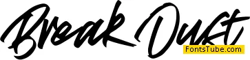 Break Dust Font