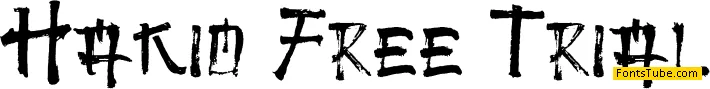Hakio Free Trial Font