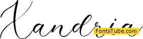 Xandria Font
