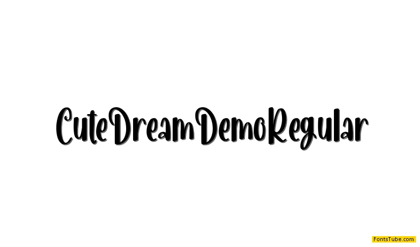 Cute Dream Demo Font