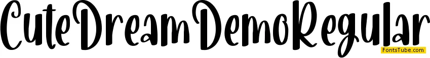 Cute Dream Demo Font