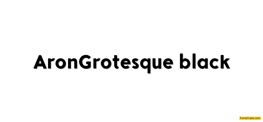 Aron Grotesque Font Family