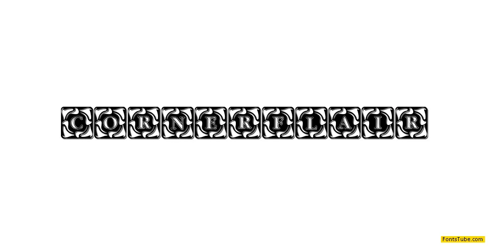 Cornerflair Font