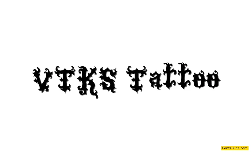 VTKS Tattoo Font Family