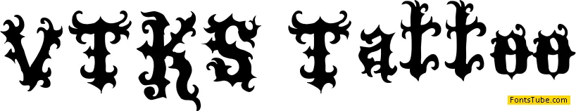 VTKS Tattoo Font Family