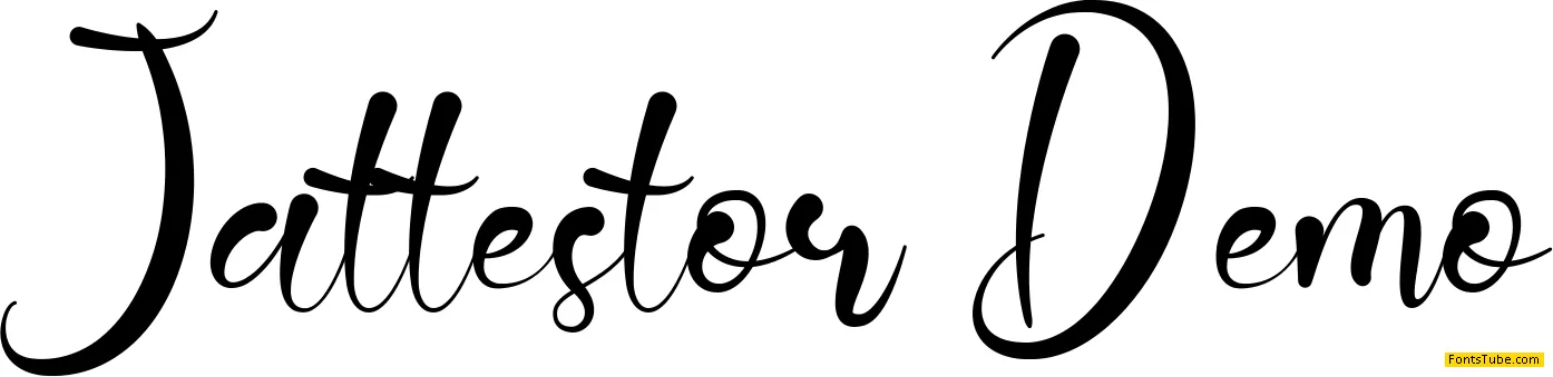 Jattestor Demo Font
