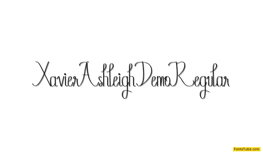 Xavier Ashleigh Demo Font