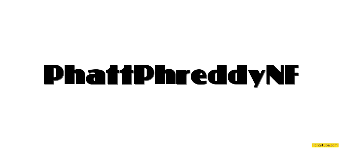 Phatt Phreddy NF Font