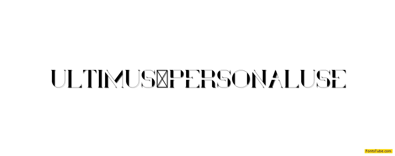 Ultimus Font