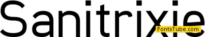 Sanitrixie Font
