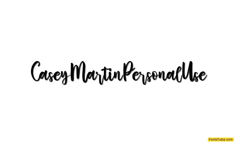 Casey Martin Font