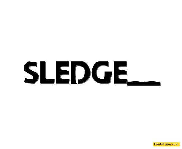Sledge Font