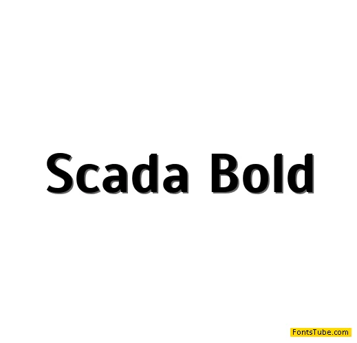 Scada Font Family