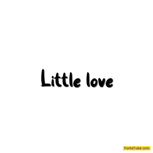 Little love - Personal Use Font