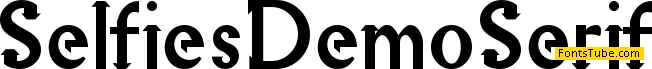 Selfies Demo Font Family