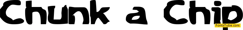 Chunk-a-Chip Font
