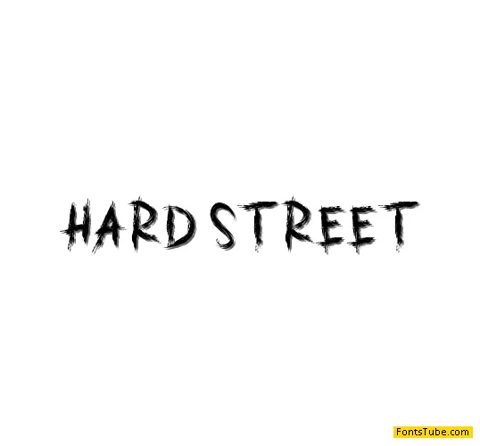HARD STREET Font