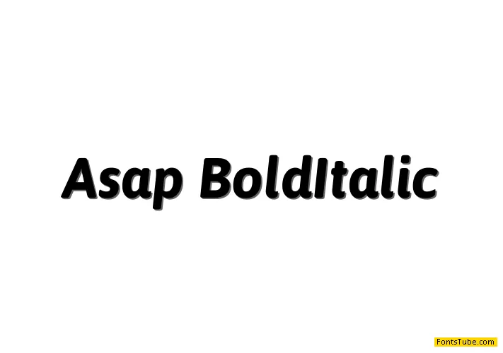 Asap Font Family