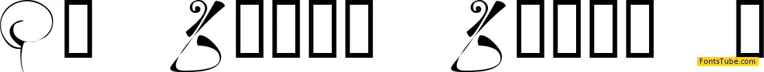 KR Fleur Flair 6 Font