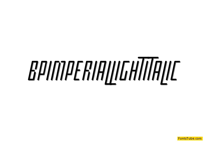 BPimperial Font Family