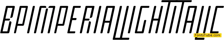 BPimperial Font Family