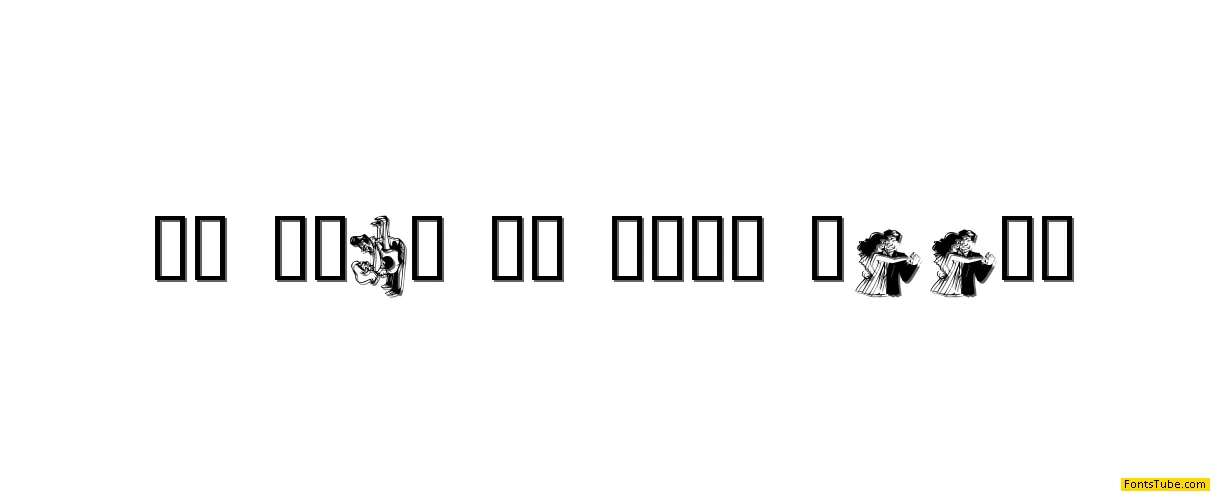 KR Kick Up Your Heels Font