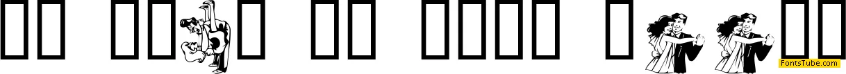 KR Kick Up Your Heels Font