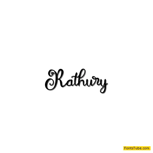 Rathury Font