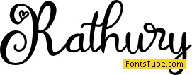 Rathury Font