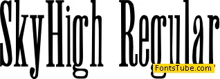 Sky High Font