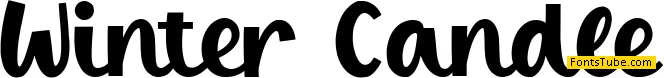 Winter Candle Font