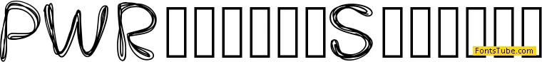 PWRoundedScratch Font