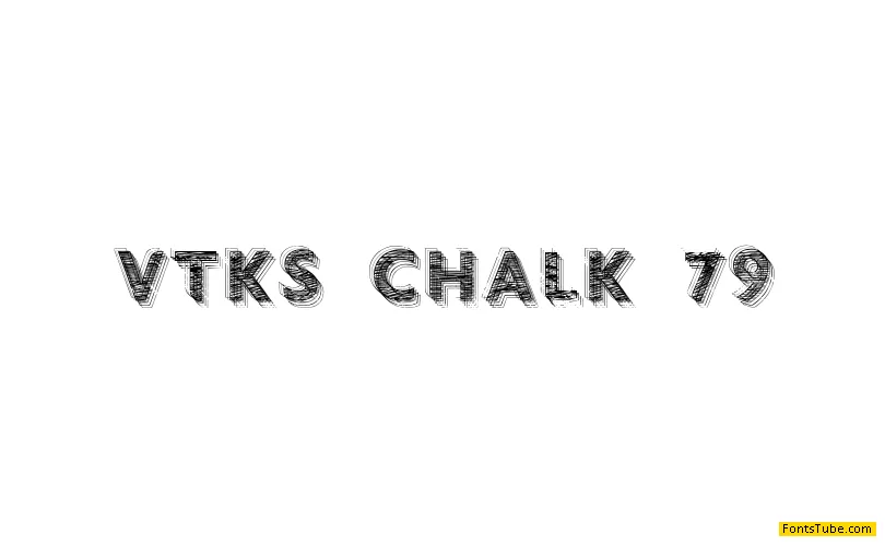 vtks chalk 79 Font