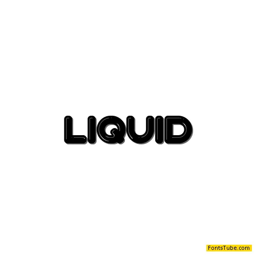 Liquid Font Family