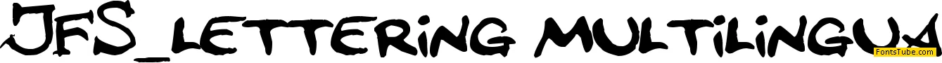 john F Sebastian Lettering Font