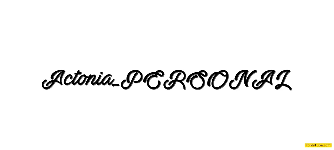 Actonia Font Family