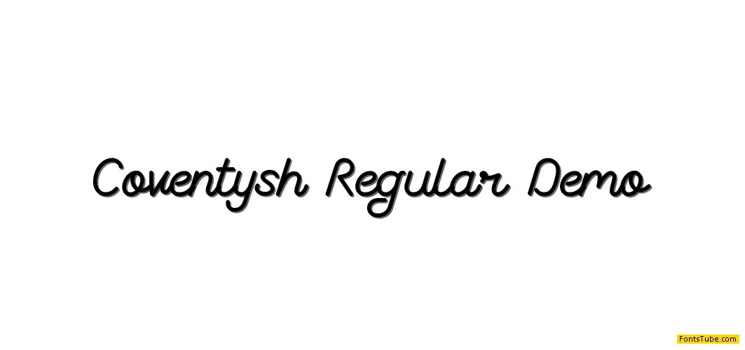 Coventysh Demo Font