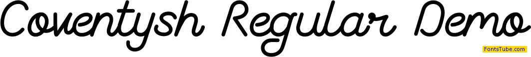 Coventysh Demo Font