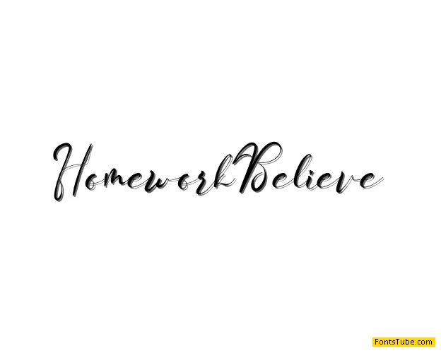 Homework Believe