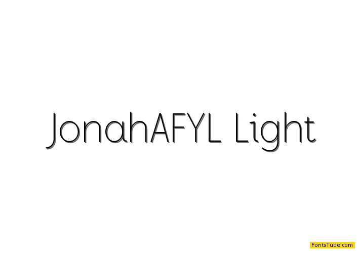 JonahAFYL Font
